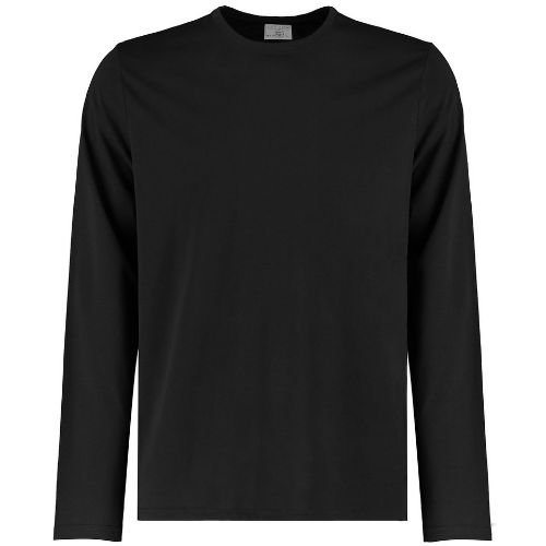 Kustom Kit Long Sleeve Superwash 60°C Tee (Fashion Fit) Black